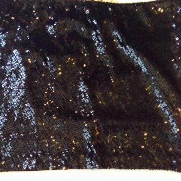 HAUTE HIPPIE*Black Sequined Skirt Sm. $295 - Picture 3 of 6